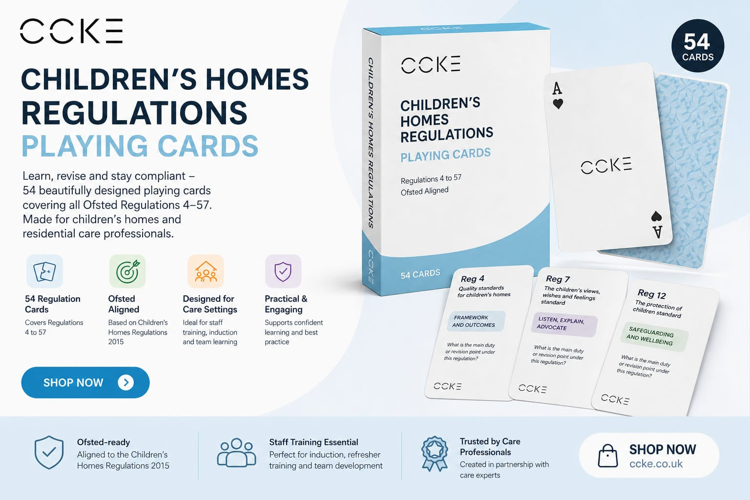 Ofsted Flash Cards - Printed